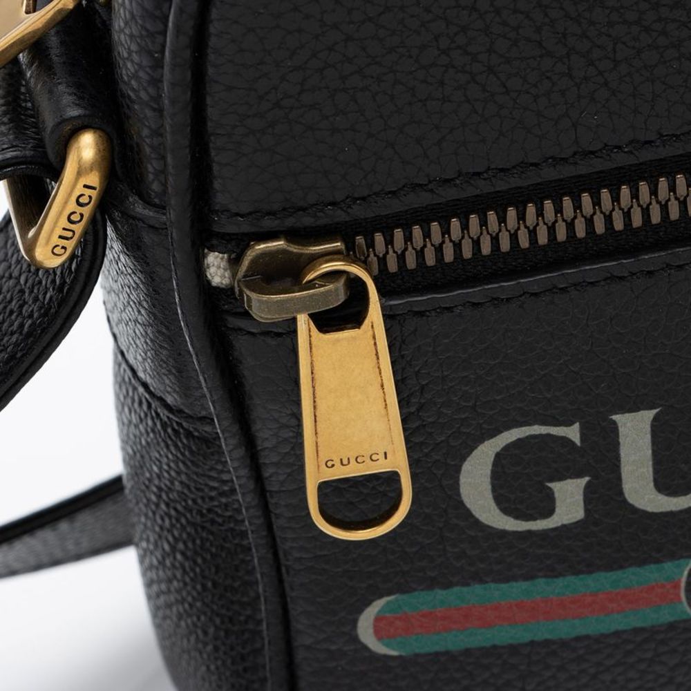 Gucci Leather Logo Mini Messenger Bag - Picture 13 of 13